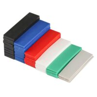 72 Stück Abstandshalter Kunststoff Unterlegplatten, 6 Größen für Fliesen und Fensterbau