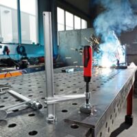 BESSEY TW22-20-10-2K Spannelement für Schweißtische, 20 mm Spannweite, 100 mm Ausladung, 0,99 KG Gewicht