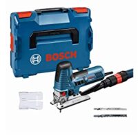 Bosch GST 160 CE Stichsäge mit Sägeblattform und Lieferumfang