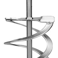 BOXTEC Rührkorb Sechskant verzinkt Rührkorb WR2 Wendelrührer für Bohrmaschine, Farbrührer, Mörtelrührer - Verwendung bei verschiedenen Arten von Mischen wie Fliesenkleber und Fugenmasse