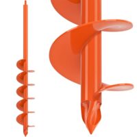 Gartenbohrer für Blumenzwiebeln, Zaunpfostenlochspaten mit scharfer Klinge und Sechskantkopf für Bohrmaschine oder Akkuschrauber