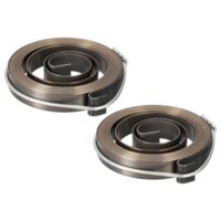 Hochwertige Bohrmaschinen-Federspindel, Chemisch Schwarz, Rostfrei, Oxidschicht, Spulenkernfeder, Montagefeder, Stahl, 53mm Ø, 10mm Breite, 0,8mm Dicke