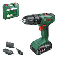 Bosch Akku Schlagbohrschrauber EasyImpact 18V-38, 10mm Schnellspannbohrfutter, 2-Gang-Getriebe und 20 Drehmomentstufen, 1x 2,5 Ah Akku und Ladegerät AL 18V-20