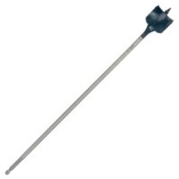 Professioneller Flachfräsbohrer von Bosch mit Selbstschneidetechnologie und 1/4"-Sechskantschaft für präzises Bohren in Weichholz, Hartholz und Leichtbaustoffen