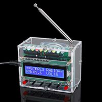 FM Radio Kit mit LCD Display, DIY Elektronik Kit, Digitalradio mit LCD Anzeige für den Empfang von Sendern zwischen 87 und 108 MHz