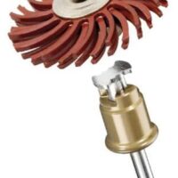 Dremel 473S EZ SpeedClic Feinschleifbürste - hochwertiger Zubehörsatz für Multifunktionswerkzeuge zum Entfernen von Oberflächenschichten, Reinigen und Polieren von Kunststoff, Holz und Metall