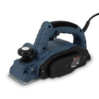 EBERTH Elektrohobel für Holzbearbeitung mit 900 Watt Leistung und 2,6mm Spantiefe, Hobelmaschine mit Parallel- und Tiefenanschlag und Staubsack