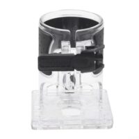 Transparenter Kunststoff- und Metallfräswerkzeug mit einstellbaren Zahnrädern für RT0701C/WU601 Router, Basisausführung für Elektro-Trimmen