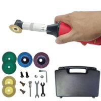 Elektromechanisches Reinigungstool mit 15.000 U/min und 90° Winkel für optimale Fugenreinigung in Küche, Bad und Schlafzimmer