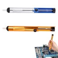 Professionelle Entlötpumpe, 2 Stück, zum Entfernen von flüssigem Lötzinn, antistatische Entlötpumpe, Zubehör für Saugen von Schweißmaterial