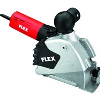 Flex Mauerschlitzer MS 1706 FR Set für Hausbau, Werkzeug zum Heimwerken mit schiebendem, ziehendem Schnitt und variabler Schnitttiefe von 0-35 mm