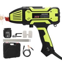 Lichtbogenschweißgerät für Maschinendraht 3/32 Zoll - 1/8 Zoll, Hand-Schweißgerät mit IGBT-Wechselrichter und digitaler Anzeige, tragbares Schweißgerät für elektrische Arbeiten