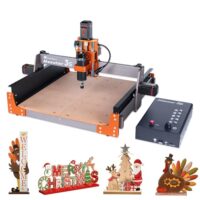 Hochleistung und Präzision: FoxAlien CNC Fräsmaschine Masuter 3S mit NEMA 23 Closed-Loop Schrittmotor, 400W Spindel für schnittreiche Aufgaben an Holz, Acryl und Aluminium