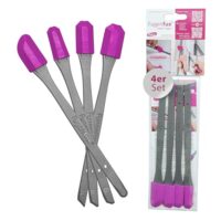 Professionelles Werkzeugset für die Verfugung von Silikon, Acryl und anderen Materialien. Fugenabzieher für diagonale und parallele Fugen mit Zauber-Spitze und Anti-Haft-Technologie.