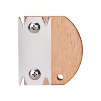 Ergonomischer Furnier Kanten Trimmer mit Holzgriff, manuelles Werkzeug für geradlinige Schnitte in Furnieren, PVC, Laminat, Sperrholz und Melaminplatten.