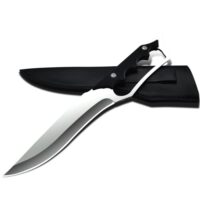 GDTDX Outdoor Abenteuermesser mit rutschfestem Griff, Taktisches Survival-Messer für Camping und Bushcraft, 29,2cm lang, Edelstahlklinge mit ergonomischem Griff