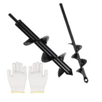 Gartenbohrer, Erdbohrer, Schneckenbohrer und Pflanzbohrer für Akkuschrauber - ideal zum Pflanzen und Bohren in verschiedenen Größen