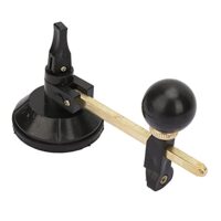 Glas schneiden, 6-Rad-Zirkel, Zirkel-Typ-Rundschneider für Glas-Kreisschneider, Kreisförmiger Schneidschneider mit Saugnapf-Kreis (Durchmesser 20cm)