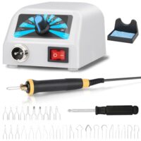 Komplett-Pyrographie-Set-für-Holz, 30 Brennspitzen, einstellbare Temperatur, 100–800 ℃, Brandmalerei-Maschine, Werkzeugset für Holz und Leder