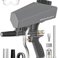 Tragbares Sandstrahlpistolen-Set mit Öl-Wasser-Trennung und Verlängerungsdüse für effektive Rost-, Farb- und Korrosionenentfernung