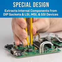 DIP/IC-Ausziehwerkzeug aus isoliertem Federstahl für die Entfernung von interne Komponenten