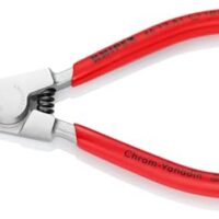KNIPEX Sicherungsringzange für Außenringe auf Wellen, verchromte Oberfläche, Kunststoffüberzug, 140 mm