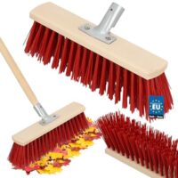 KOTARBAU Straßenbesen 300 mm, Industriebesen für die Reinigung von Straßen und Fußwegen, flexibel und hochwertig.