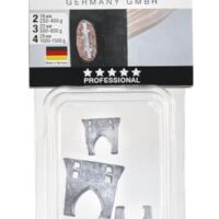 Krallenkeil Sortiment von KWB - hervorragendes Werkzeug für Heimwerker und Handwerker, verschiedene Größen 2/3/4, Stahl-Blanks mit flexiblem Gestaltungsmöglichkeit