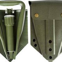 Klappspaten, Neues BW Modell, Original Oliv inkl. Holster, Farbe Oliv - Gartenwerkzeug für jeden Bedarf