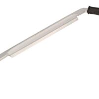 Professionelles Zugmessermesser für Holz, 480 mm lang, mit silberner Klinge und schwarzen Griffen von KOTARBAU