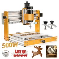 CNC-Maschine mit 500-Watt-Leistung und GRBL-Offline-Steuung für Metall, Holz, Acryl und PCB-MDF