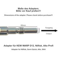 M&M Smartek Hochdruckreiniger Adapter, universelles Zubehör für verschiedene Marken von Hochdruckreinigern, 1/4" Innengewinde, Edelstahl
