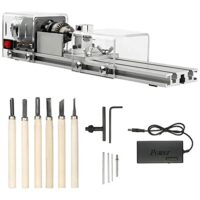 Mini Holz Drehmaschine, 100W Mini Holz Drehmaschine mit Power Adapter für DIY und professionelle Anwendungen
