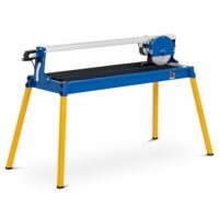 Elektrischer Fliesenschneider 1500 W mit Winkelverstellung bis 42 mm, Nassschneidemaschine für Wand-, Bodenfliesen und Feinsteinzeug