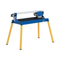 Elektrischer Fliesenschneider mit 950 Watt und 32 mm Winkelverstellung, Nassschneidemaschine für Wand- und Bodenfliesen