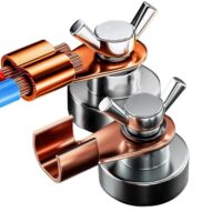 Zweistückige magnetische Schweißerdungsklemmen mit starkem Magnetismus und Kupferelektroden für Schweißarbeiten in der Metallverarbeitung