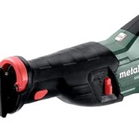 Metabo Akku-Säbelsäge SSEP 18 LT - universelle Akku-Säbelsäge mit gewinkeltem Softgripp-Handgriff und abgestimmten Sägeblatt-Programm für verschiedene Materialien