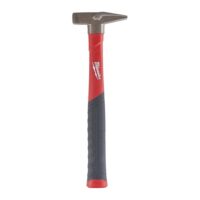 Milwaukee Fiberglas Schlosserhammer mit Softgrip-Ummantelung und hoher Anwenderkomfort, ideal für den Alltag und geeignet für verschiedene Arten von Arbeit.