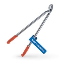 Baumschere mit antihaftbeschichtetem Stahlblatt und präzisions geschliffen, ideal für den Garten- und Landschaftsbau