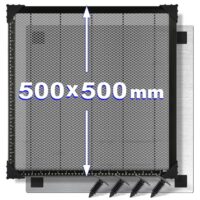 Professioneller Wabentisch für Lasergraviermaschinen, 500x500x22mm Aluminiumplatten, universell kompatibel