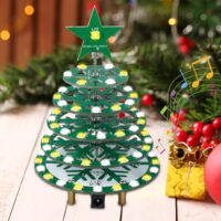 Ein buntes und leuchtendes Weihnachtsbaum-Kit mit 7 Licht-Modi, RGB-Fließleuchten und SMD-Spaß. Perfekt für die Lötpraxis und einzigartiges Geschenk für Familie und Freunde.