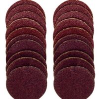 Ersatzschleifscheiben für Gummiteller, Ø 18 mm, Korn 120 + 150, 10 Stück pro Packung