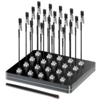 Set mit 20 flexiblen Krokodilklemmen, Bürste und Eisenbox Basis für Löthilfe und Modellbau