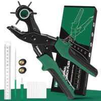 Professionelle Lederlochzange von Tonmifr mit 6 Größen für präzise Lochungen in Leder, Gürteln und Uhrenarmbändern. Einfache Handhabung und maximale Präzision.