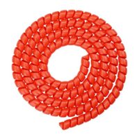 Elektroroller Bremskabelgehäuse Schutz für Scooter Kabel 1 Meter lang, rot farbiges Spiralrohr mit PP-Material und perfekter Abstimmung