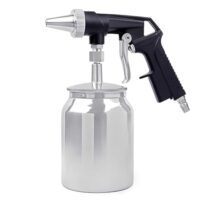 Sandstrahlpistole mit Druckluft und Arbeitsdruck von 6,2 bar für das Entfernen von Rost, Farbresten und die Oberflächenbearbeitung