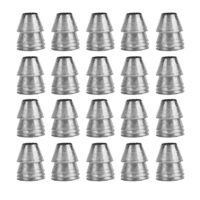 20 Stück Sicherheits-Rundgriffkeile, Griffspaltkeil Axt Hand Metallkeil Rundstahlkeil für Axt Klauenhammerschlitten(Durchmesser 8 mm)