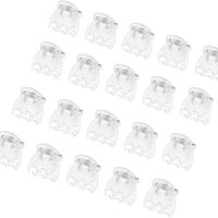 Transparente Orchideen-Clips für Gartenpfähle, Ranken, Stängel und Pflanzen. Blumenfixierer mit einfachem Clip-Mechanismus und transparenter Ausführung.