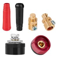 Schweißkabel-Set mit Schnellverschluss für TIG Schweißmaschine, 200 Amp, für Kabel von 10 bis 25 mm²