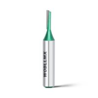 WOBLLMX 8mm Schaft Bündigfräser, Ø5mm Arbeitslänge 20mm, Hartmetall Klinge für CNC Fräsen in der Holzbearbeitung